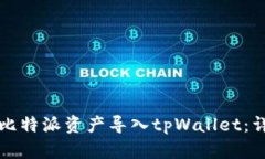 如何将比特派资产导入t